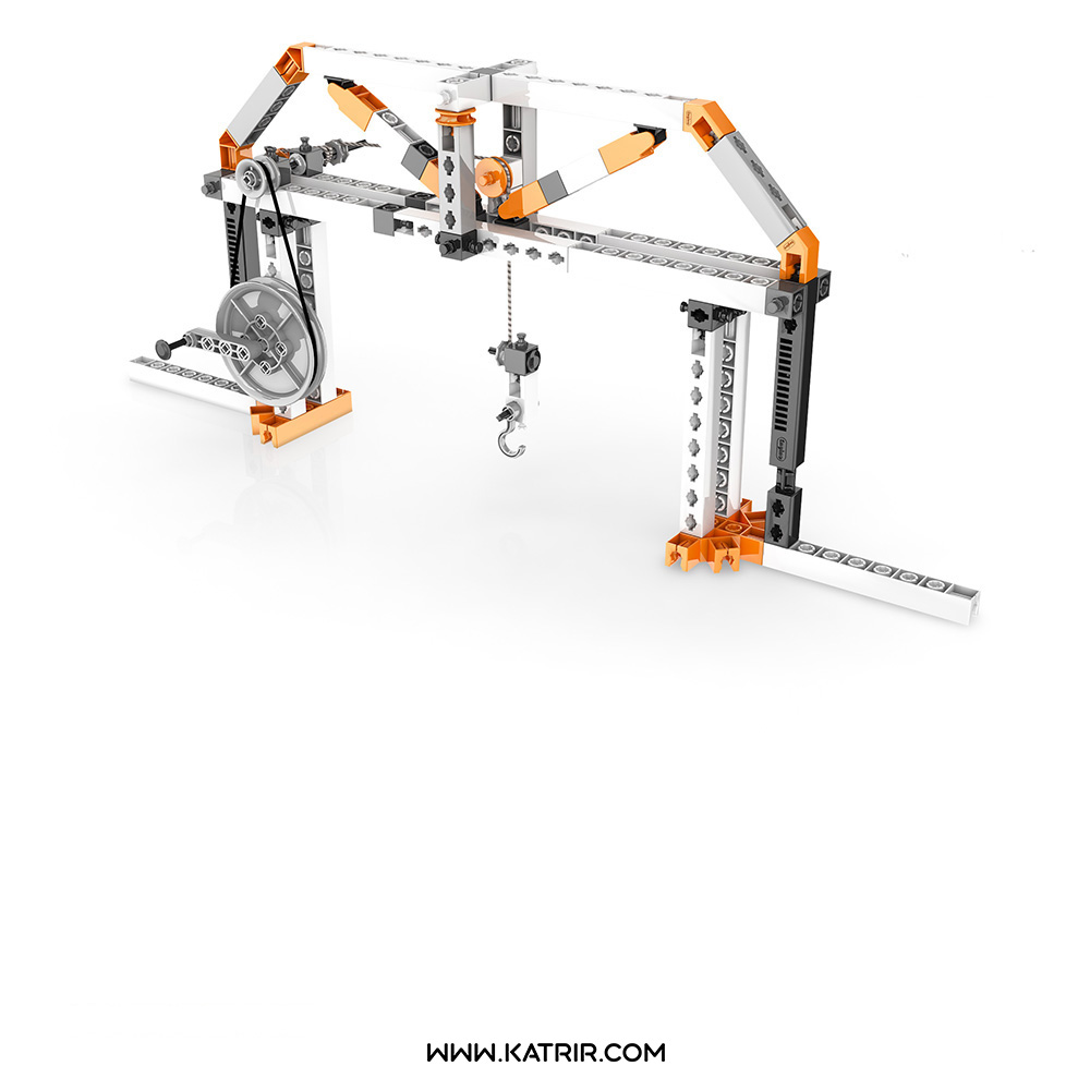 اسباب بازی ساختنی انجینو ( Engino ) مدل دیسکاورنیگ استم ( Discovering Stem ) قرقره stem 04