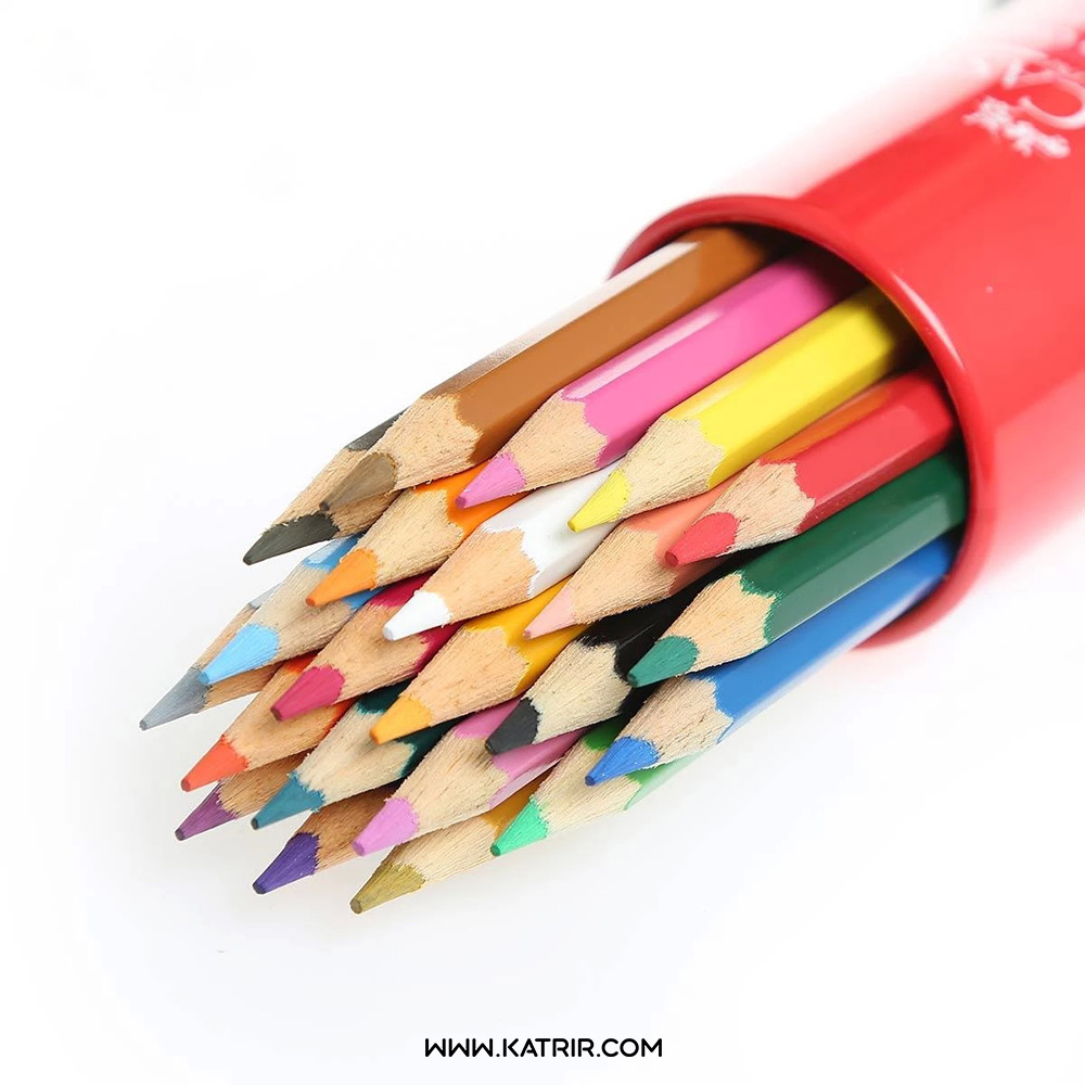 مداد رنگی 24 رنگ فابر کاستل ( Faber Castel ) جعبه لوله ای - کد 115827