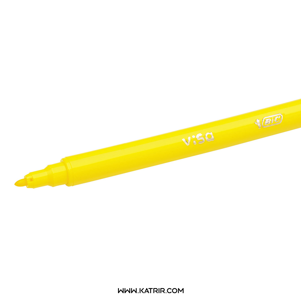 ماژیک نقاشی  12 رنگ بیک ( bic ) مدل کیدز ویزا  ( kids  visa )  