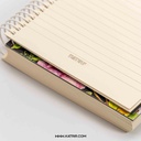 دفتر یادداشت ترمه ( Termeh ) مدل Daily Notebook - فنر از بغل 140 برگ رقعی