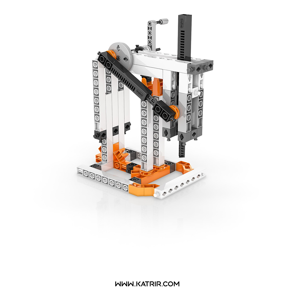 اسباب بازی ساختنی انجینو ( Engino ) مدل دیسکاورنیگ استم ( Discovering Stem ) بادامک و میل لنگ - کد stem 04