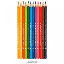 مداد رنگی آرامی ( Arami ) مدل داما 12 رنگ با جامدادی پارچه ای