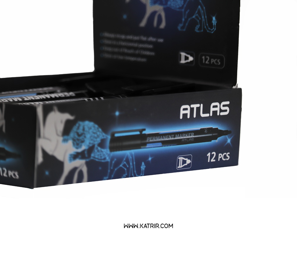 ماژیک پرمننت اطلس ( Atlas ) مدل نوک گرد