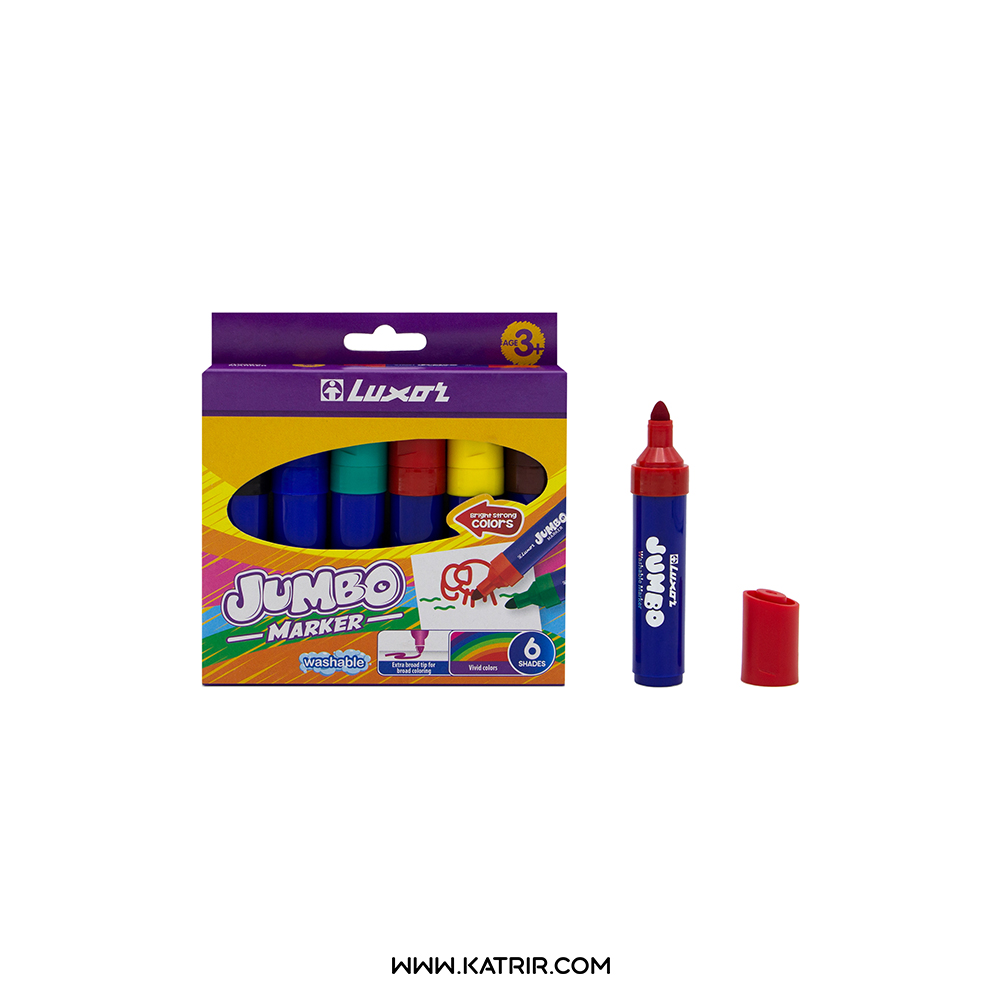 ماژیک نقاشی لوکسور (luxor ) مدل جامبو 6 رنگ