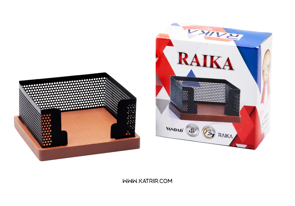 جای یادداشت رایکا ( Raika ) مدل چوب و فلز
