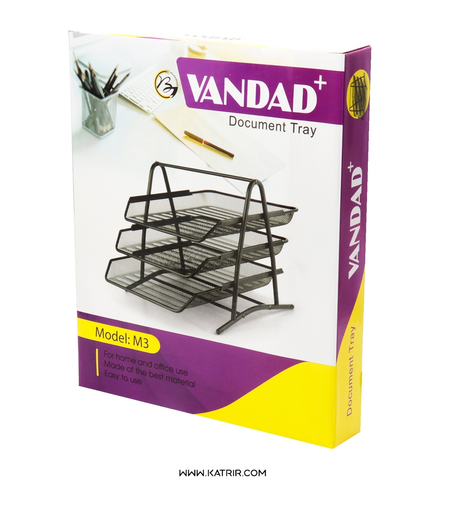 کازیه فلزی ونداد ( Vandad ) مدل 3 طبقه ، کد M3