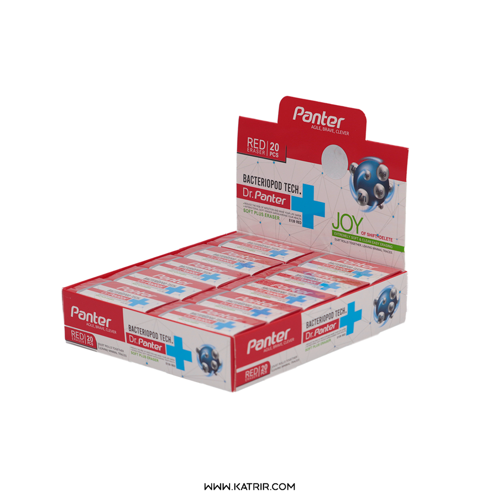 پاک کن پنتر ( Panter ) مدل آنتی باکتریال ، قرمز