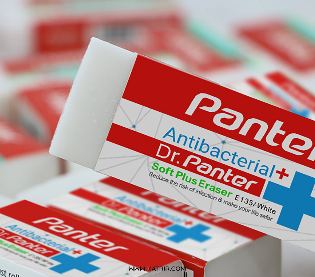 پاک کن پنتر ( Panter ) مدل آنتی باکتریال ، قرمز