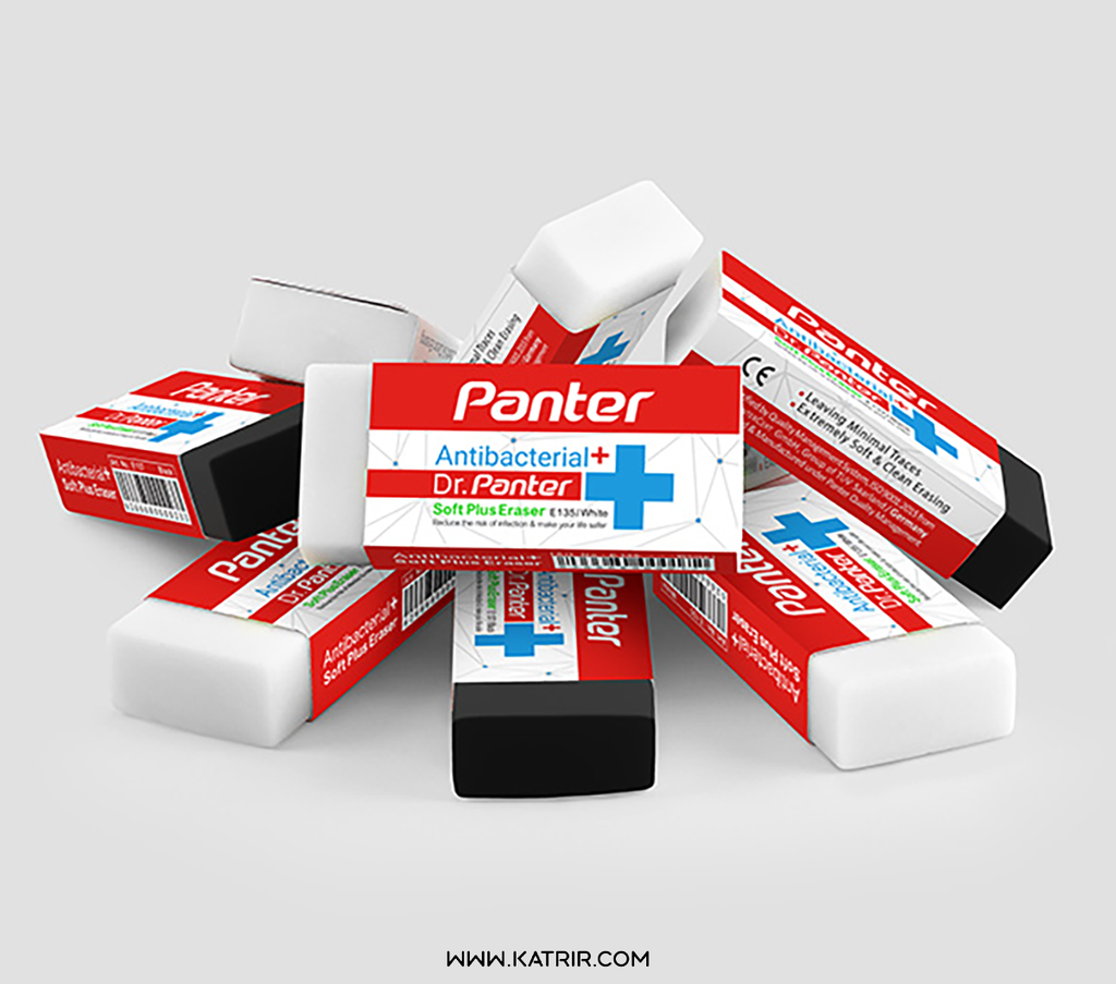 پاک کن پنتر ( Panter ) مدل آنتی باکتریال ، قرمز