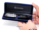 ست خودنویس و خودکار یوروپن ( Europen ) مدل فورت ( Fort ) نقره ای