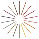 مداد رنگی بیک ( Bic ) مدل ( Tropicolors 2 ) ، 24 رنگ