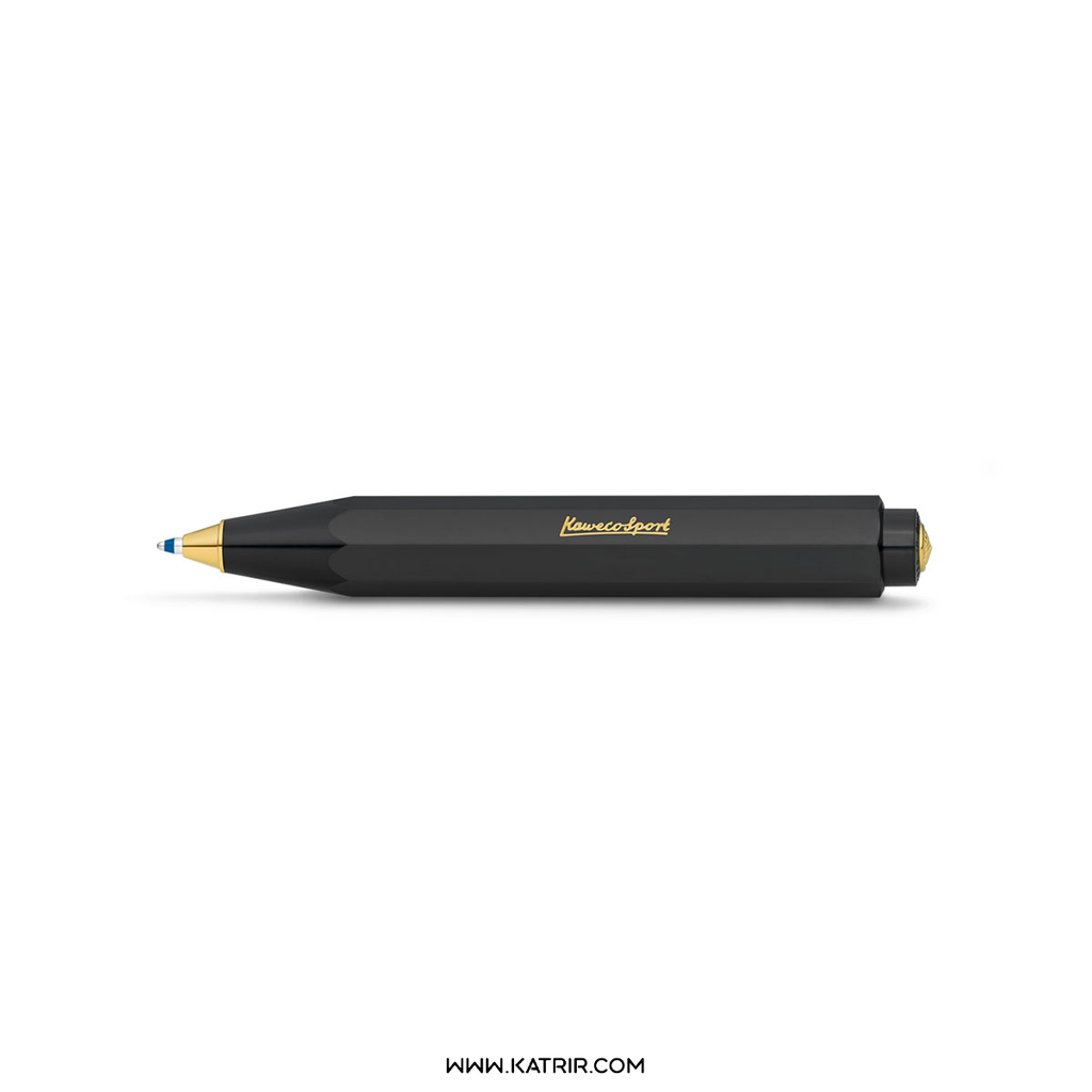 خودکار کاوکو ( Kaweco ) مدل کلاسیک اسپورت ، گیلوش مشکی ، کد 10000065