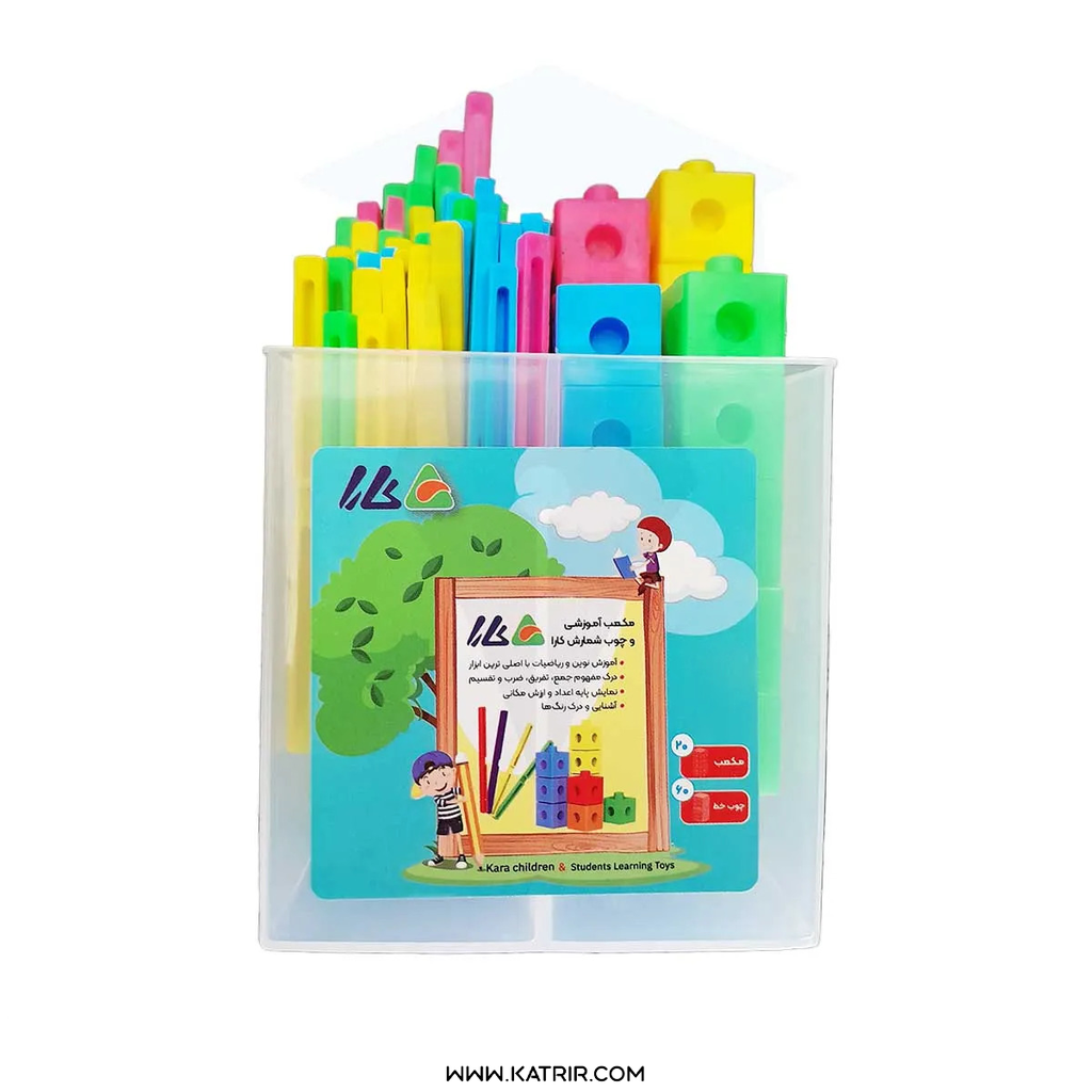 چینه و چوب خط کارا ( Kara ) بسته 80 عددی