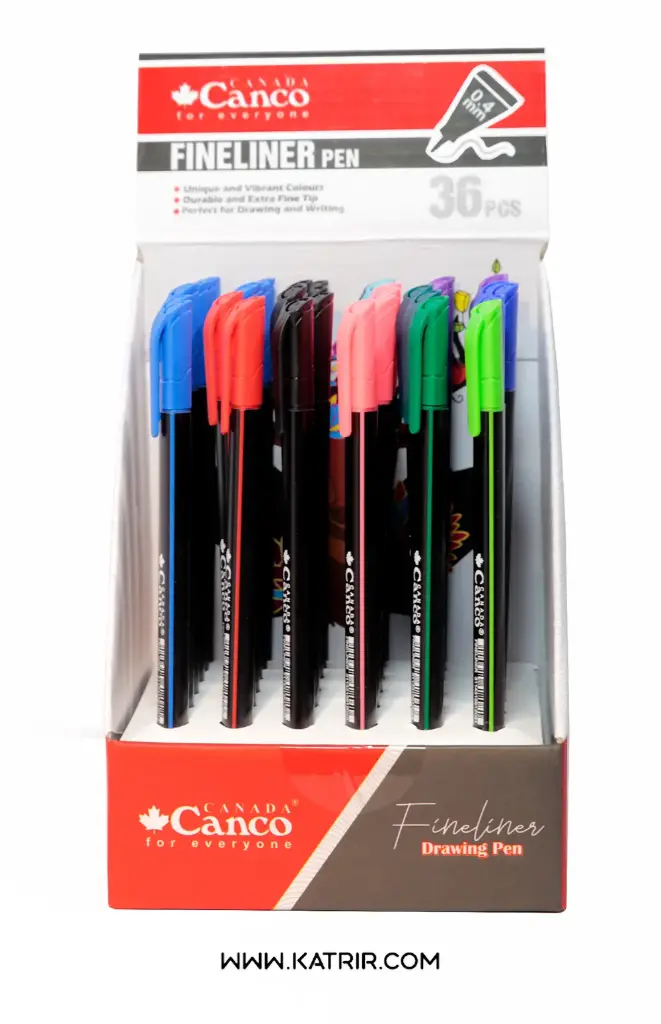 رگلام روان نویس کنکو ( Canco ) مدل نوک نمدی ، فاینلاینر 