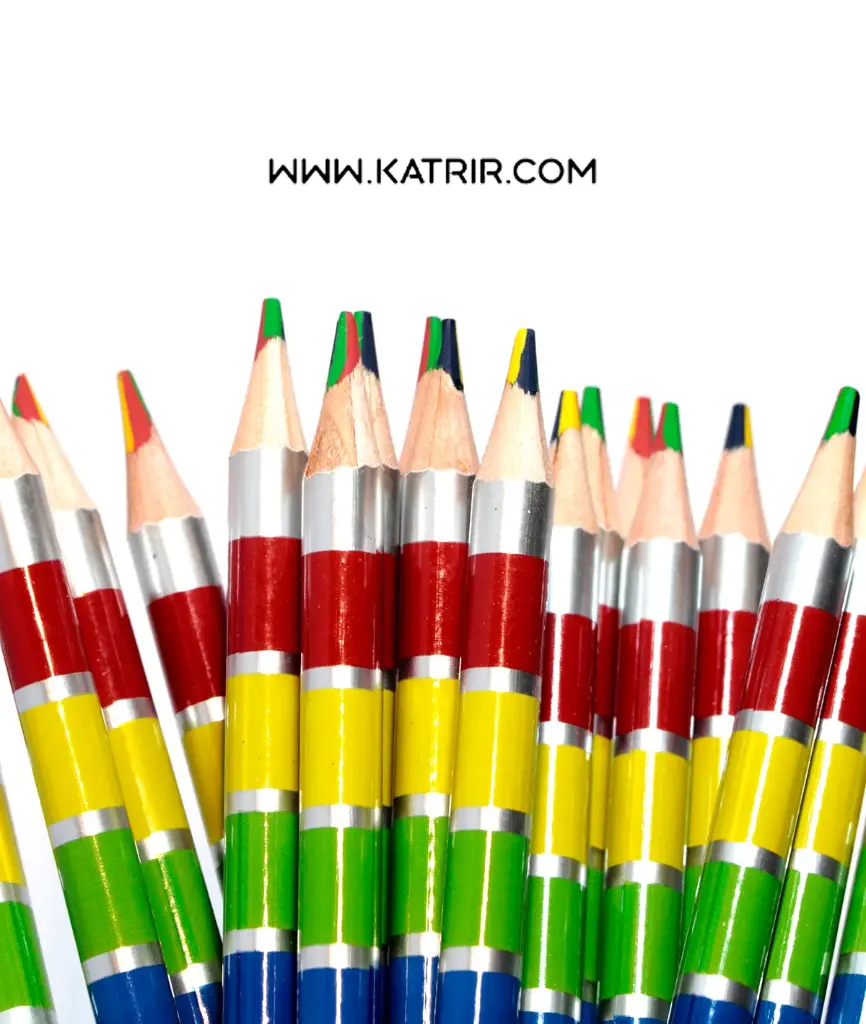 مداد پیداکس ( Pidax ) مدل رنگین کمانی ، 4 رنگ  