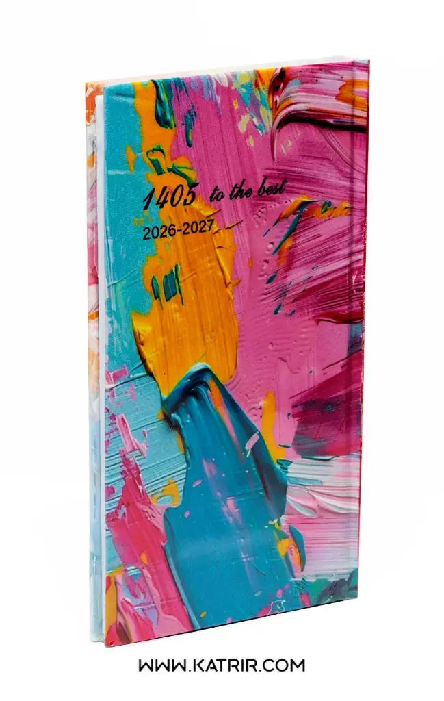 تقویم جیبی کلیپس ( Clips ) مدل کیوت ، جلد سخت