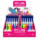 ماژیک علامتگذار اطلس ( Atlas ) مدل دوسر ، قلمی بسته 6 رنگ ، نئون