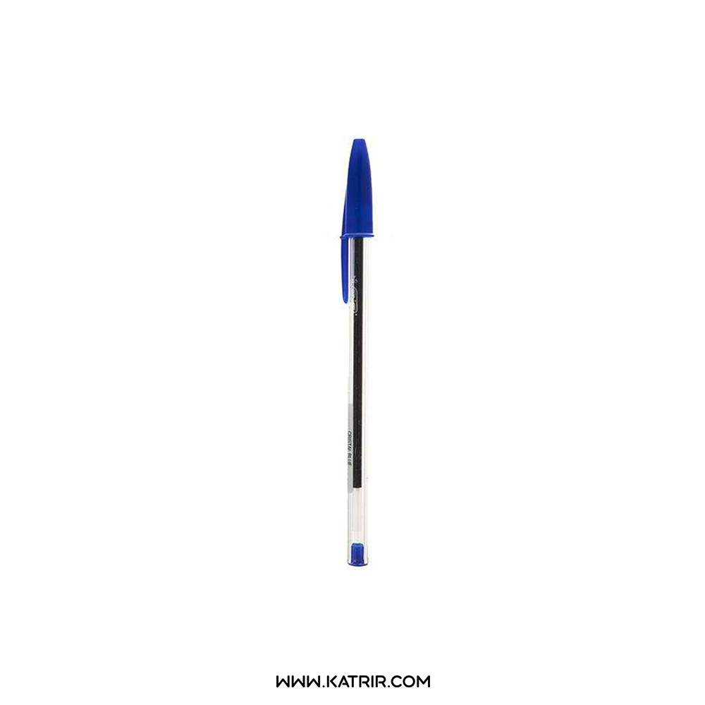 خودکار بیک ( bic ) مدل کریستال ( crystal ) - سایز 1.0 میلی متر (آبی)