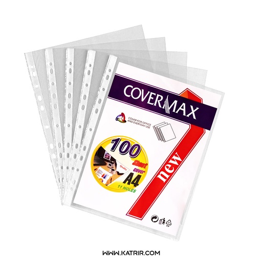 کاور کاغذ A4 کاور مکس ( Cover Max ) 7 میکرون - بسته 100 عددی