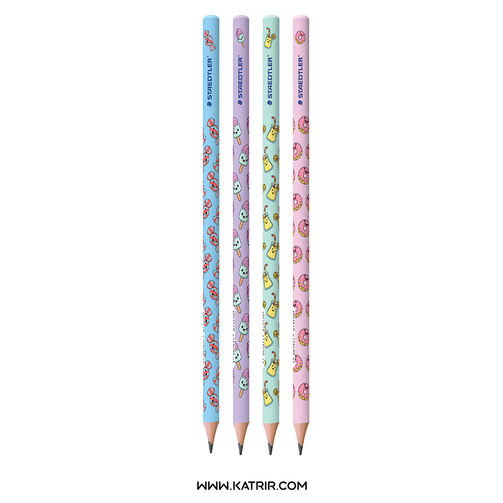 مداد موتیف استدلر ( Staedtler ) مدل پاستلی ( Pastel ) - ( بسته 4 عددی ) کد 131kp
