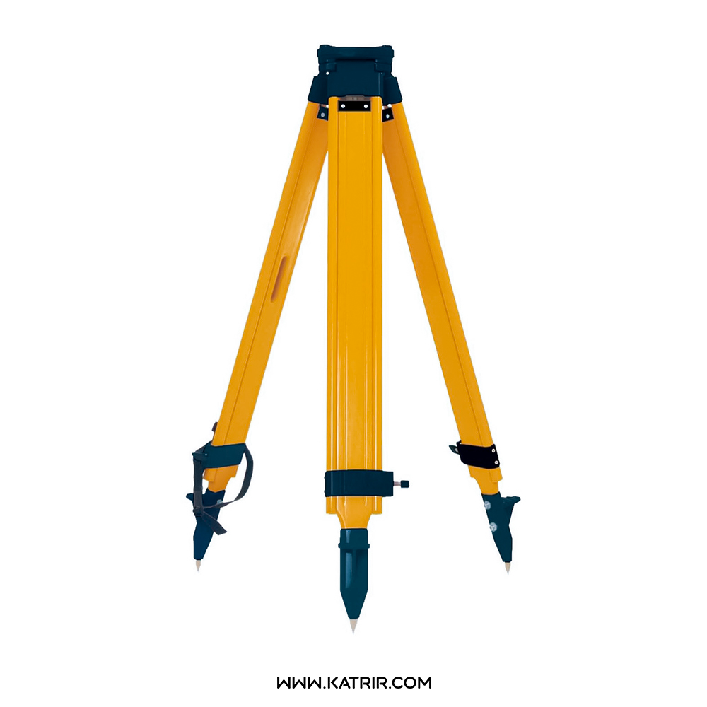 سه پايه دوربین نقشه برداری  مدل چوبی  دو قفله Trimble