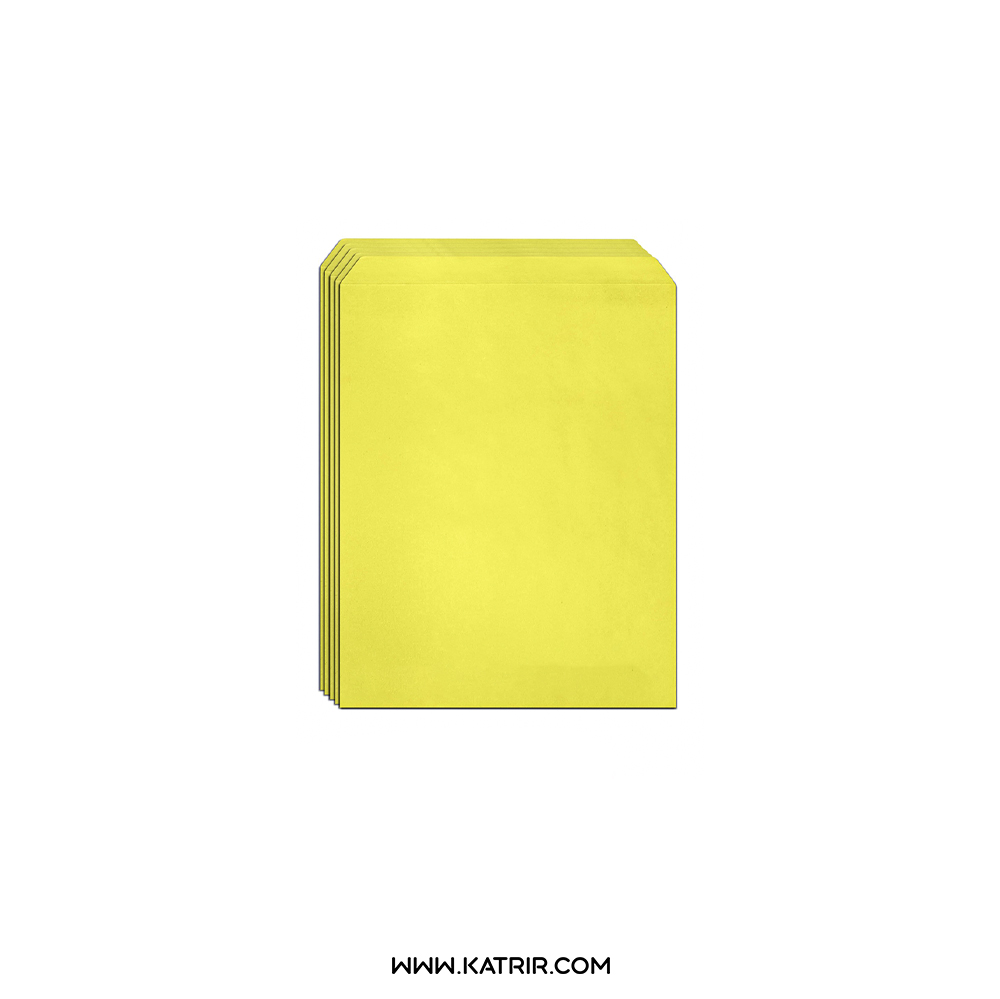 پاکت زرد - سایز A5