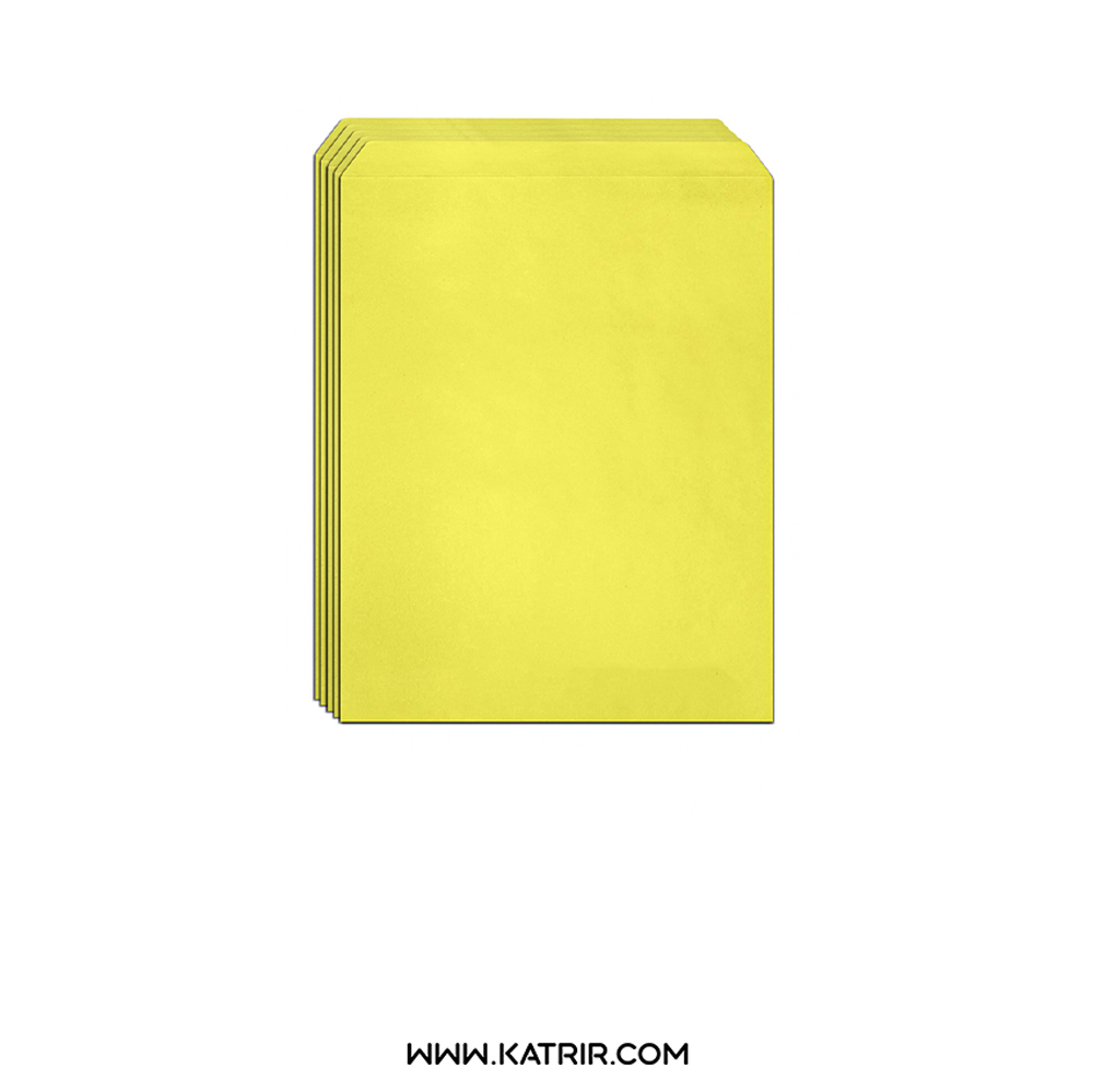 پاکت زرد - سایز A4