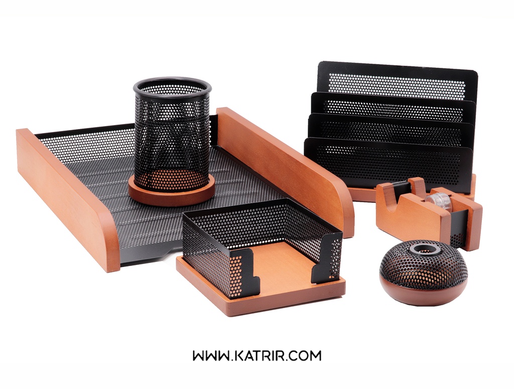 ست رومیزی چوب و فلز ، مدل 6 تکه ، رایکا