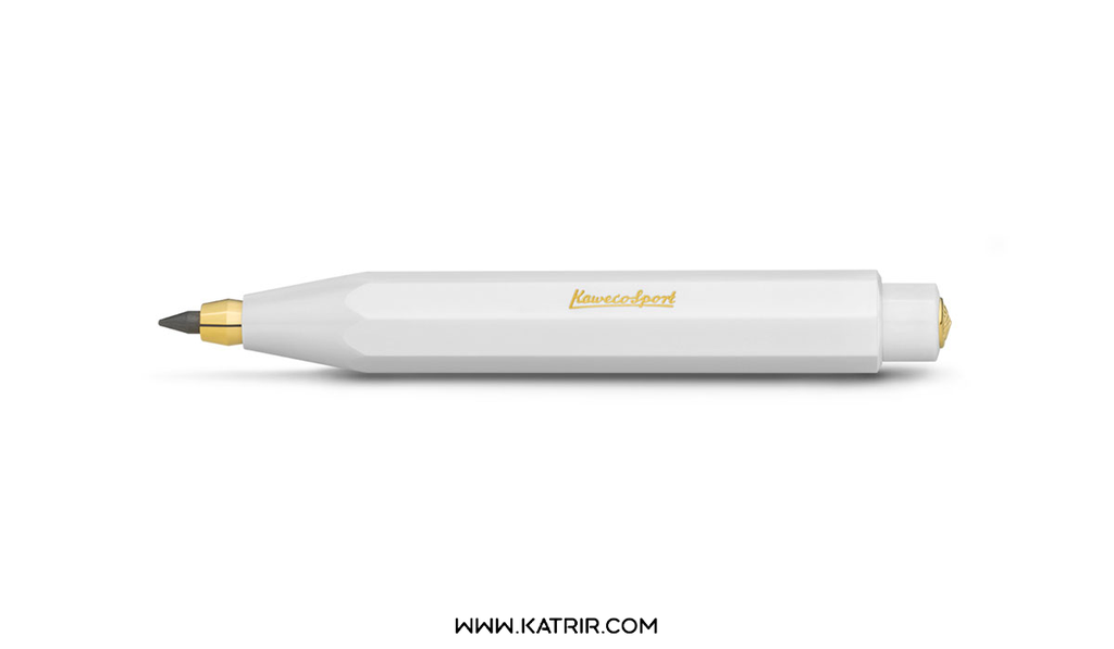 مداد فشاری کاوکو ( Kaweco ) مدل کلاسیک اسپورت ، سفید ، 3/2 میلی متر ، کد 10000041