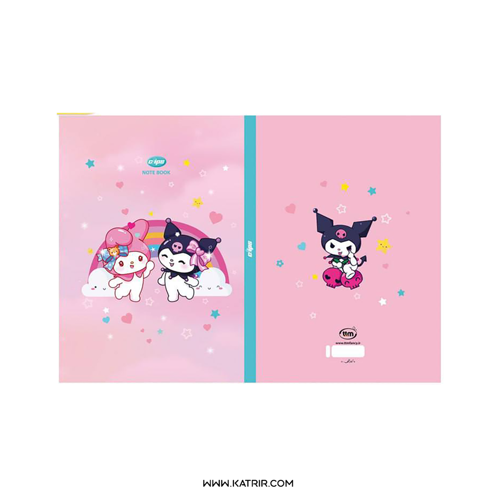 دفتر نقاشی کلیپس ( Clips ) مدل کرومی ، 50 برگ صحافی ، کد 0087