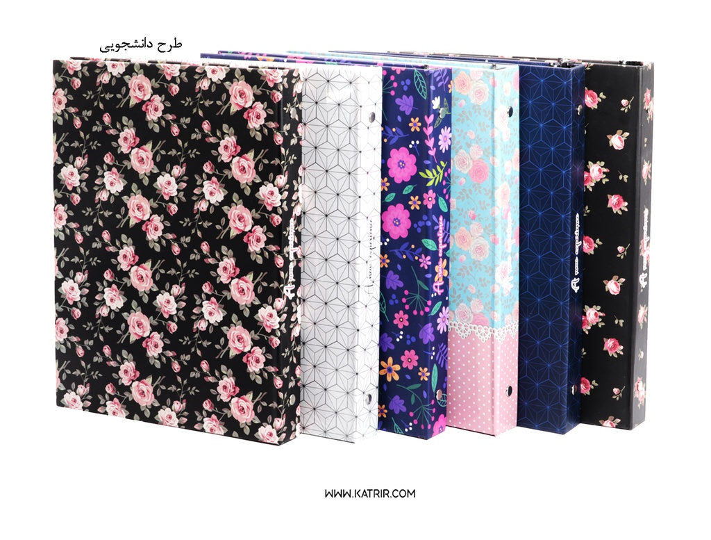 دفتر کلاسوری برگ ( Barg ) مدل 20 حلقه ، قفل فلزی