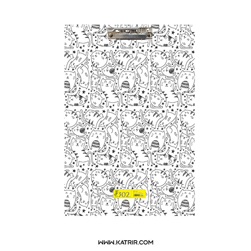 تخته شاسی برگ ( Barg ) مدل ام دی اف - سایز A3 کد 302