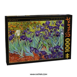 پازل 1000 تکه دی تویز ( D-Toys ) مدل گل های زنبق ( Irises ) - کد 66916VG0