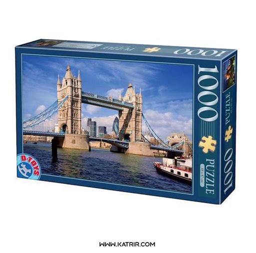 پازل 500 تکه دی تویز ( D-Toys ) مدل پل برج لندن ( Tower Bridge ) - کد 50328AB16