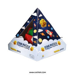 بازی فکری صنایع آموزشی ( E.E.I ) مدل معمای ستاره ( Star Puzzle )