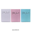 دفتر نقطه ای برگ ( Barg ) مدل bullet journal نقره کوب - سایز A4 کد 242