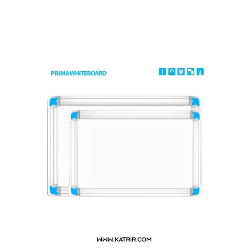 تخته وایت برد اس ام اس ( Sms ) مدل پریما ، مغناطیسی ، سایز 90*60