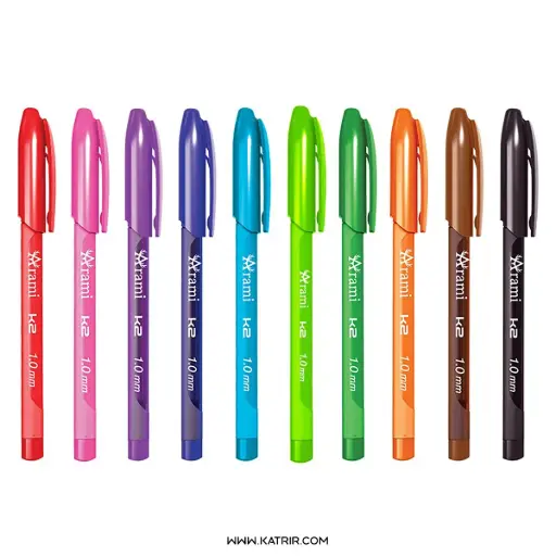 خودکار آرامی ( Arami ) مدل سه گوش ، رنگی ، سایز 1.0 میلی متر ، کد K2