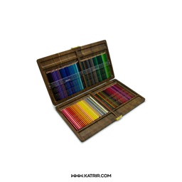 مداد رنگی 100 رنگ کنکو ( canco ) مدل ویکتوریا ( Victoria ) جعبه چوبی