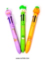 خودکار فشاری کوکی (KUKI) مدل 6 رنگ سبزیجات ، کد KK7122