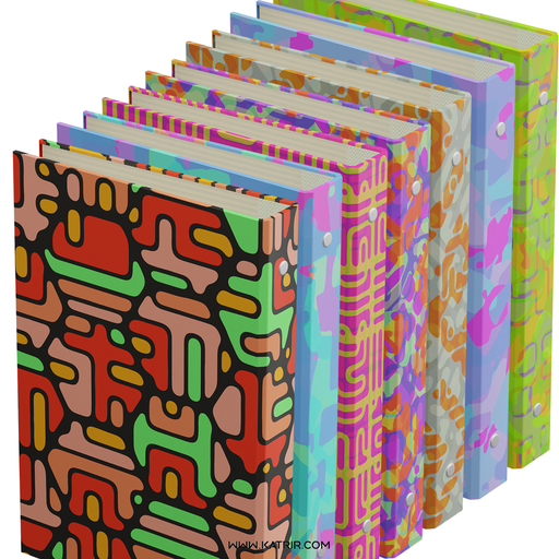 دفتر کلاسوری آراد ( Arad ) مدل 6 حلقه ، قفل فلزی ، سایز رقعی