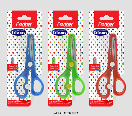 قیچی پنتر ( panter ) مدل فلزی کودک ، سایز کوچک ، کد 104