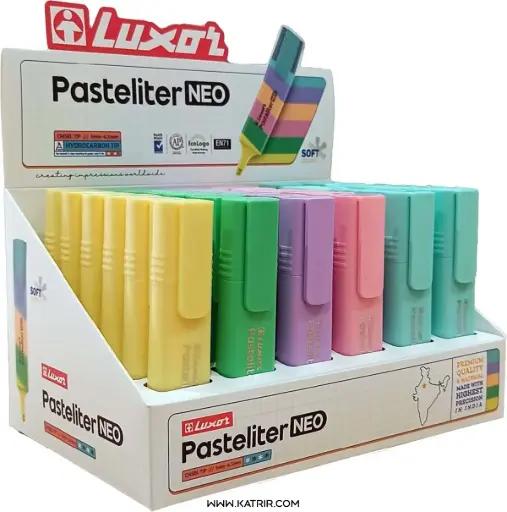 ماژیک علامت گذار لاکسر ( luxor ) مدل پاستلی ، نئو ، کد 11850