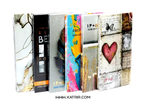 تقویم جیبی کلیپس ( Clips ) مدل کیوت ، جلد سخت